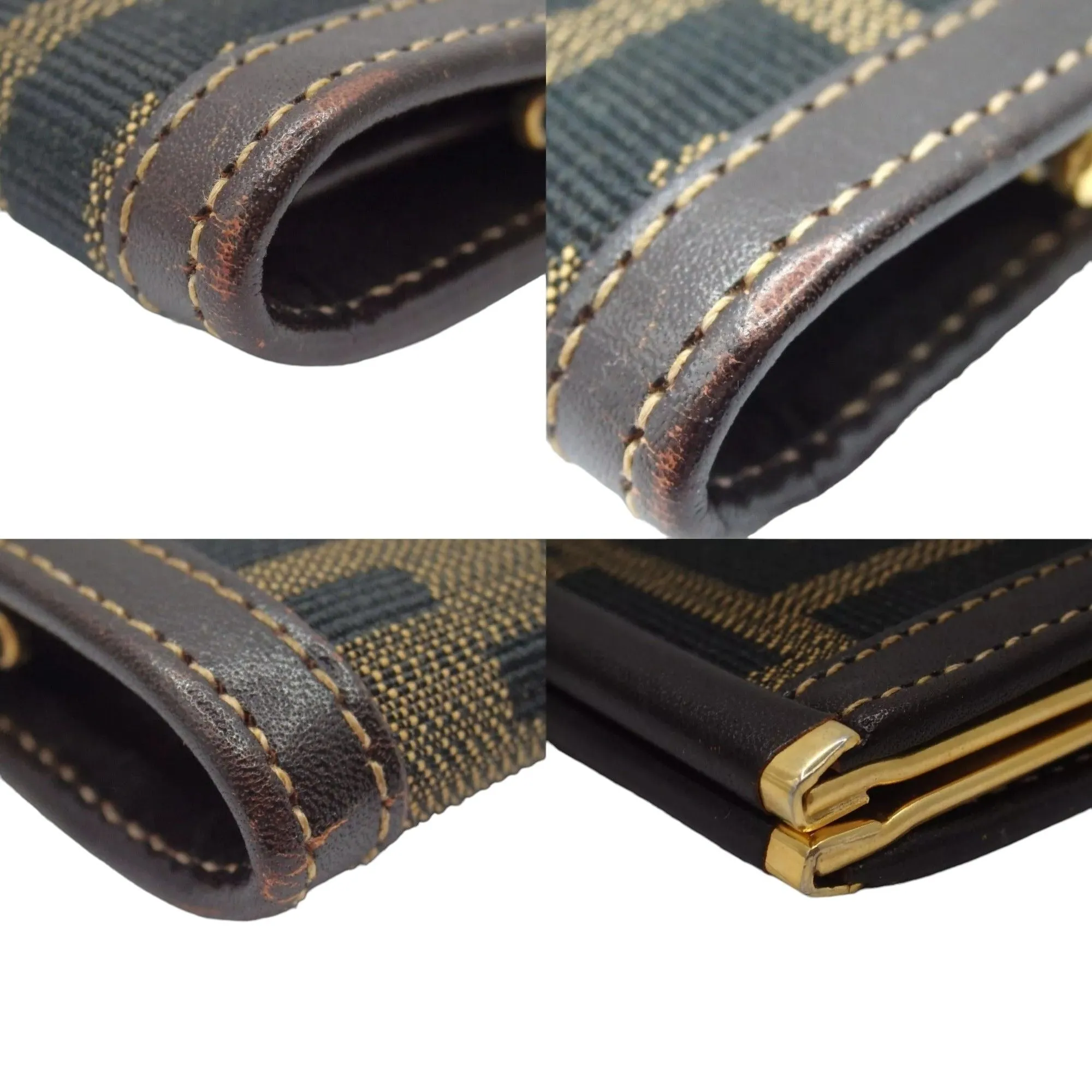 718158AM (V2) Fendi Wallet Brown PVC