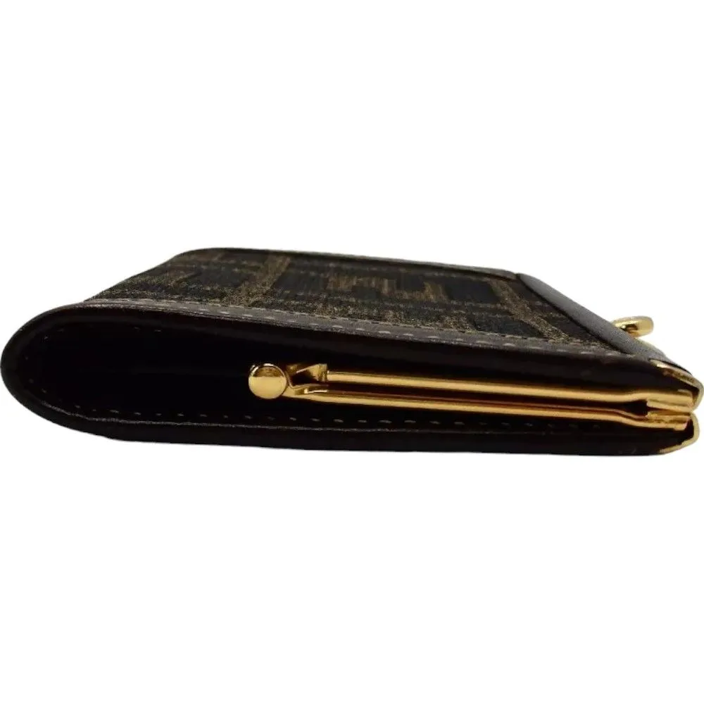 718158AM (V2) Fendi Wallet Brown PVC
