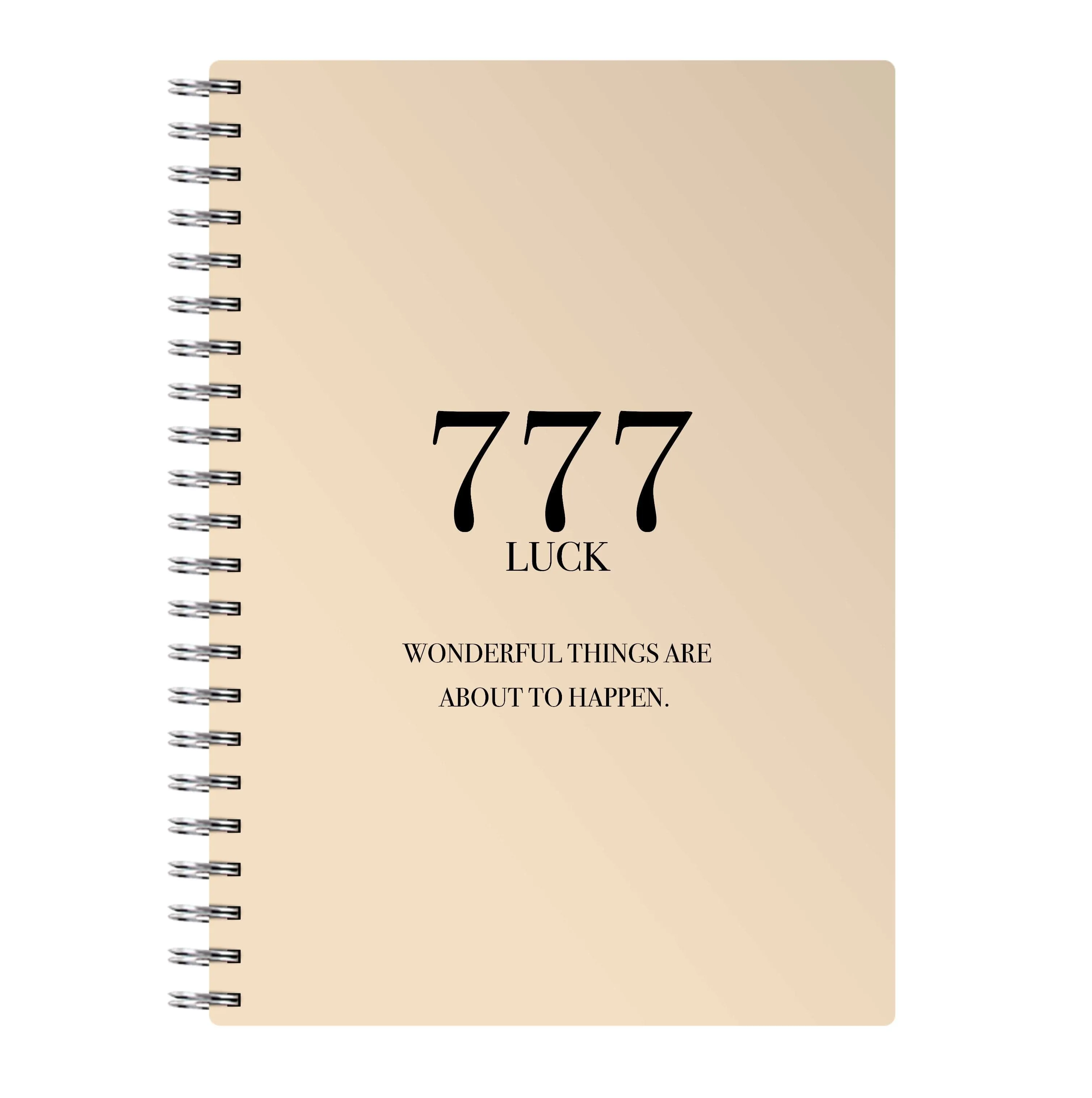 777 - Angel Numbers Notebook