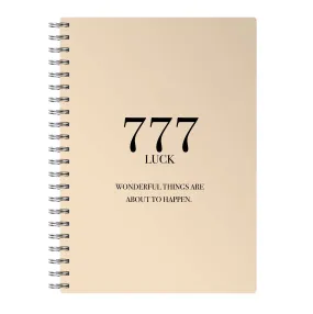 777 - Angel Numbers Notebook