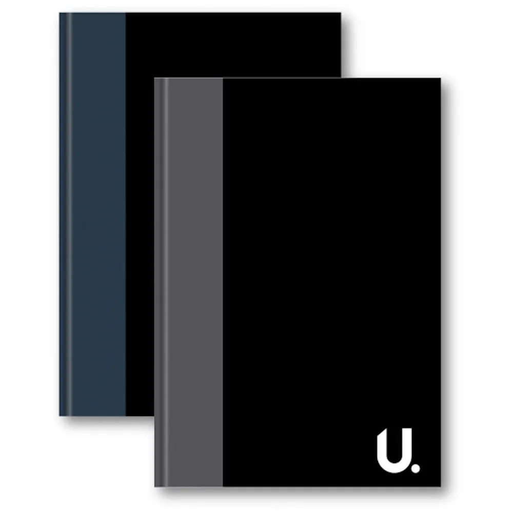 A4 Hardback Notebook - Assorted Lined Durable Hardcover Lined Pages Neat Writing
