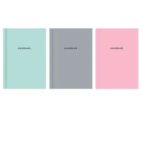 A4 Pastel Ruled Hardback Book - Assorted Colours Durable Notebooks Writing Journals Office School Supplies