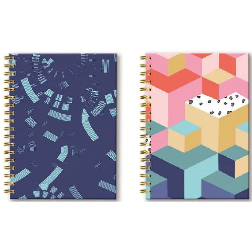 A4 Spiral Notebook - Assorted Colours Durable Journal School Office Writing Supplies