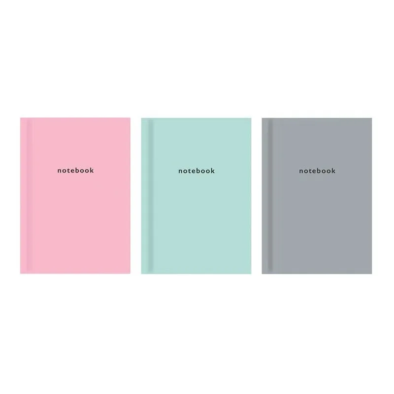 A5 Pastel Ruled Hardback Book - Assorted Notebook Journal Diary Writing Office