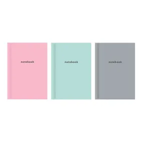 A5 Pastel Ruled Hardback Book - Assorted Notebook Journal Diary Writing Office