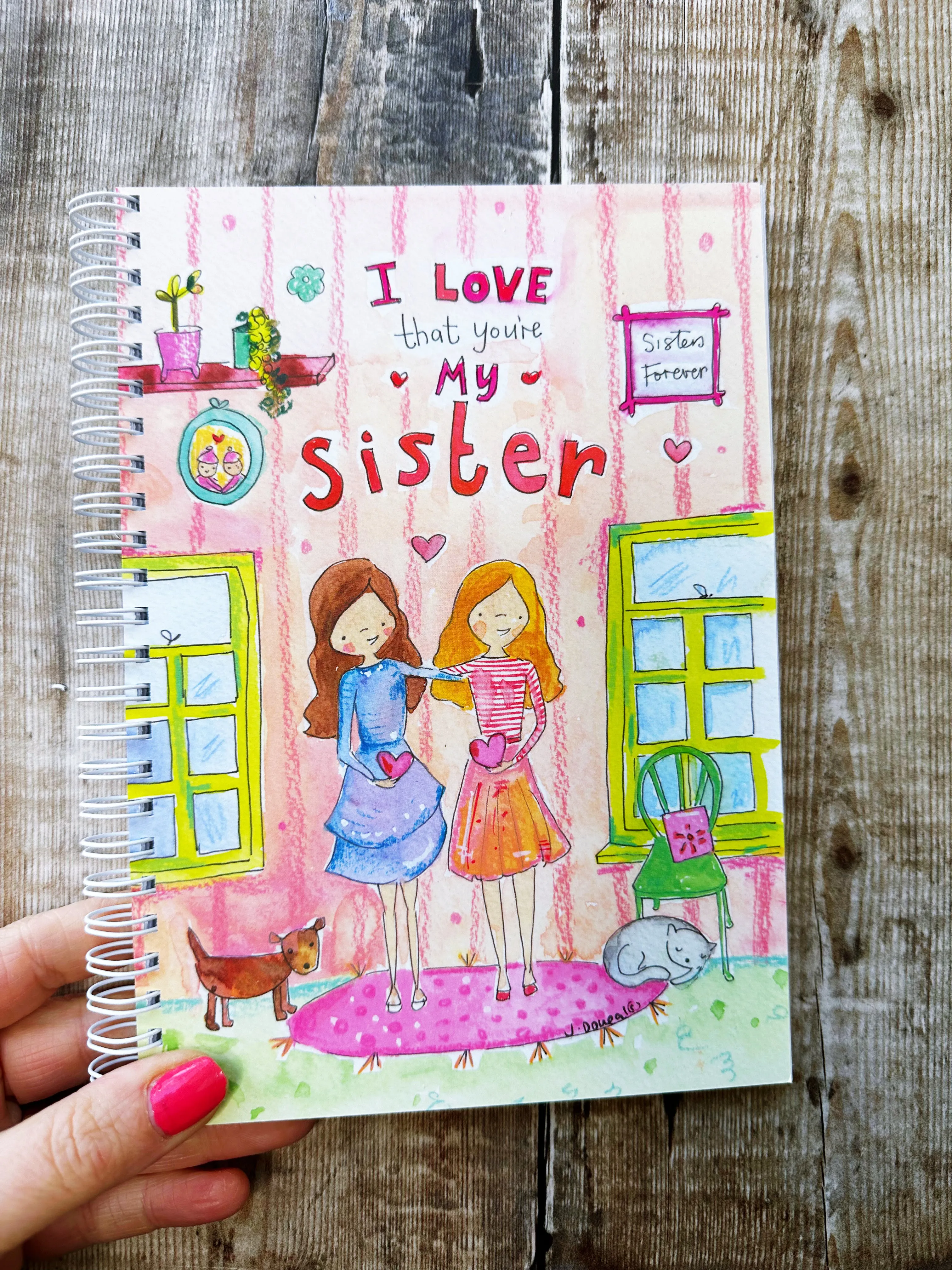 A5 Ring bound I love that you're my Sister Notebook or Planner