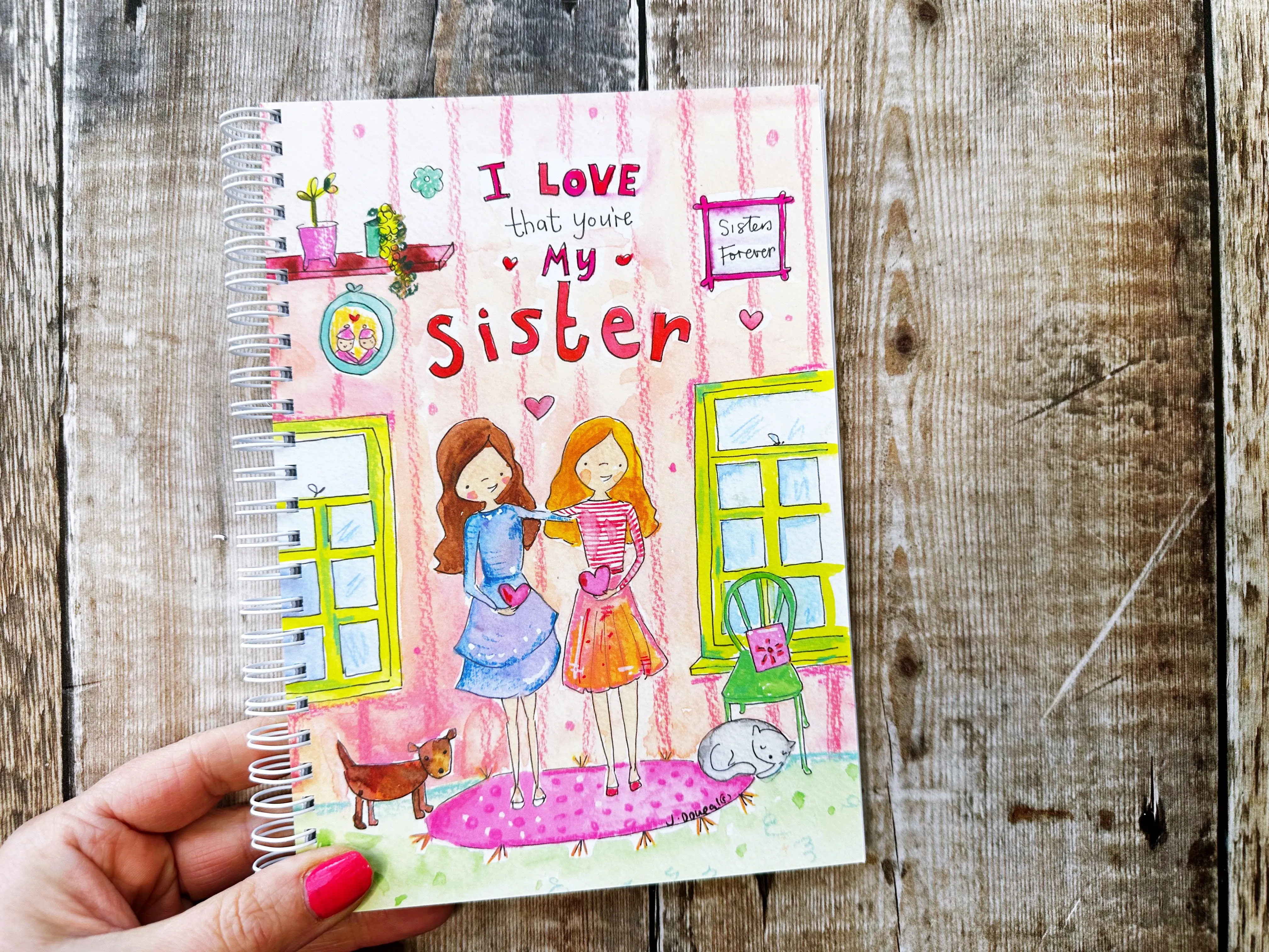 A5 Ring bound I love that you're my Sister Notebook or Planner