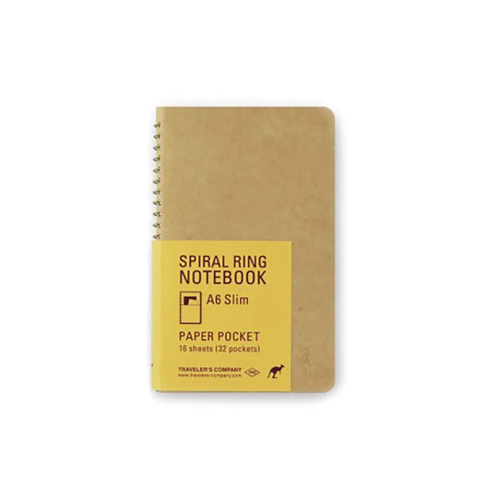 A6 Slim Spiral Ring Notebook