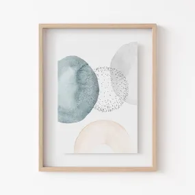 Abstract Watercolor Art Print