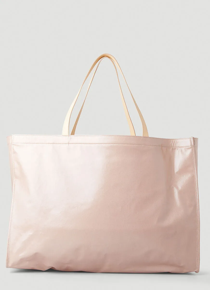 Acne Studios Logo Printed Large Tote Bag