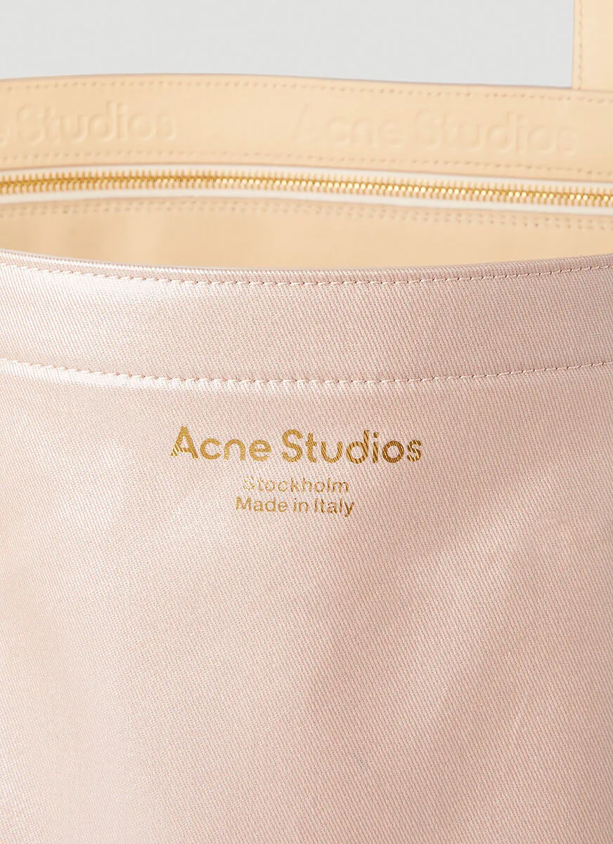 Acne Studios Logo Printed Large Tote Bag