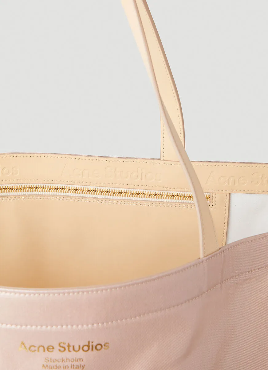 Acne Studios Logo Printed Large Tote Bag