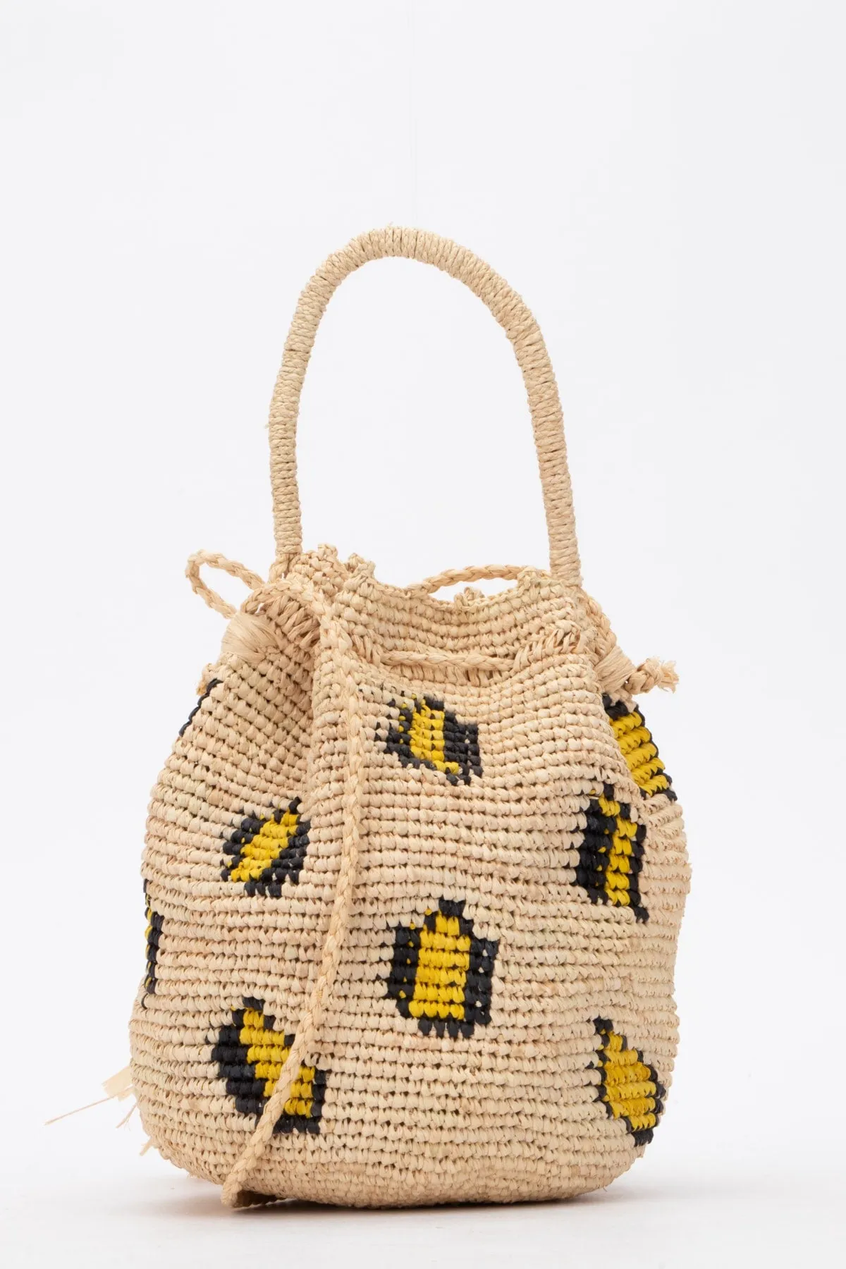 Alanui Jacquard Woven Bucket Bag