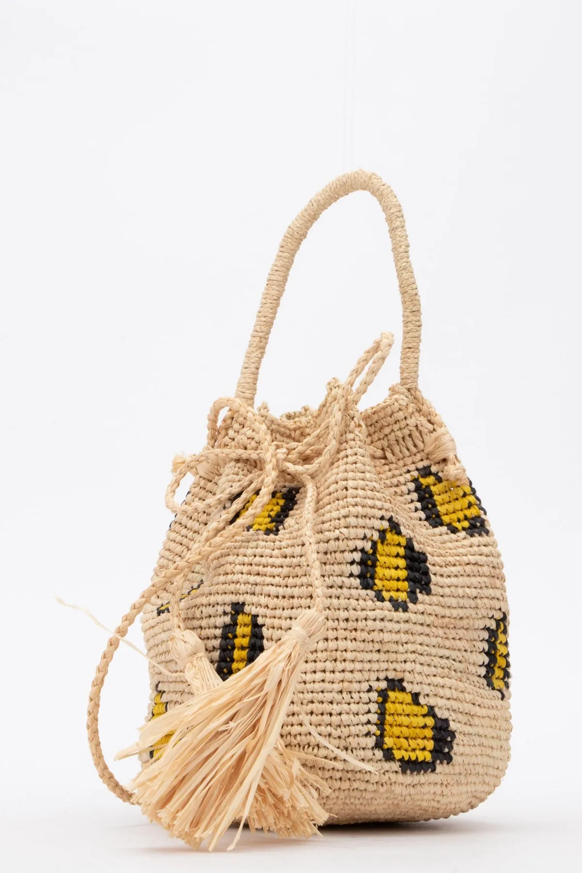 Alanui Jacquard Woven Bucket Bag