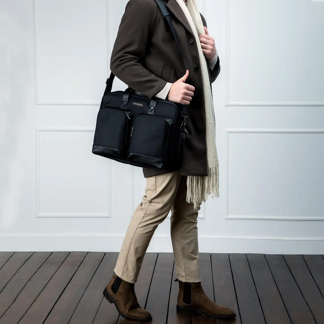 ALASKA Messenger Bag Double Compartment