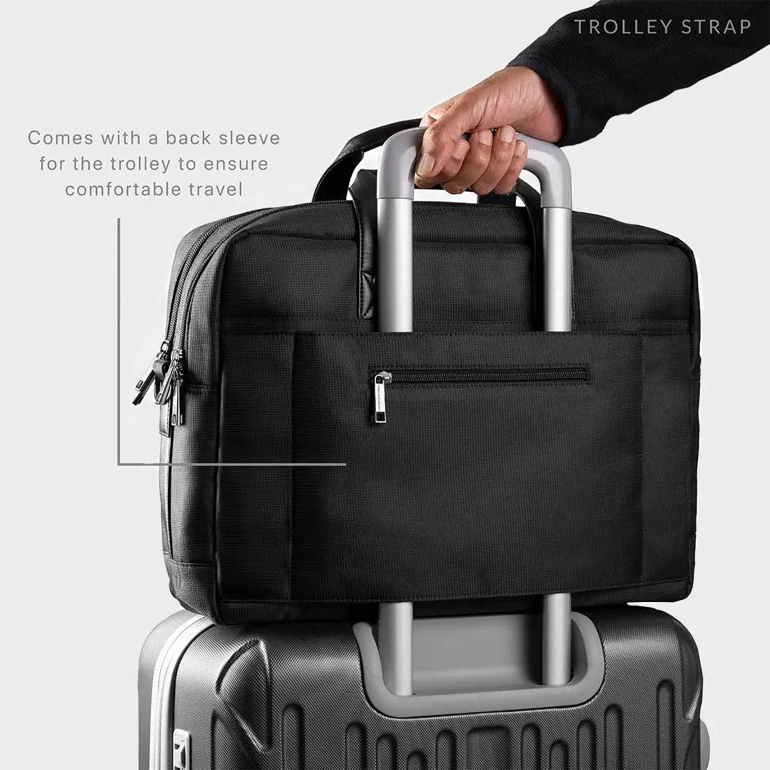 ALASKA Messenger Bag Double Compartment