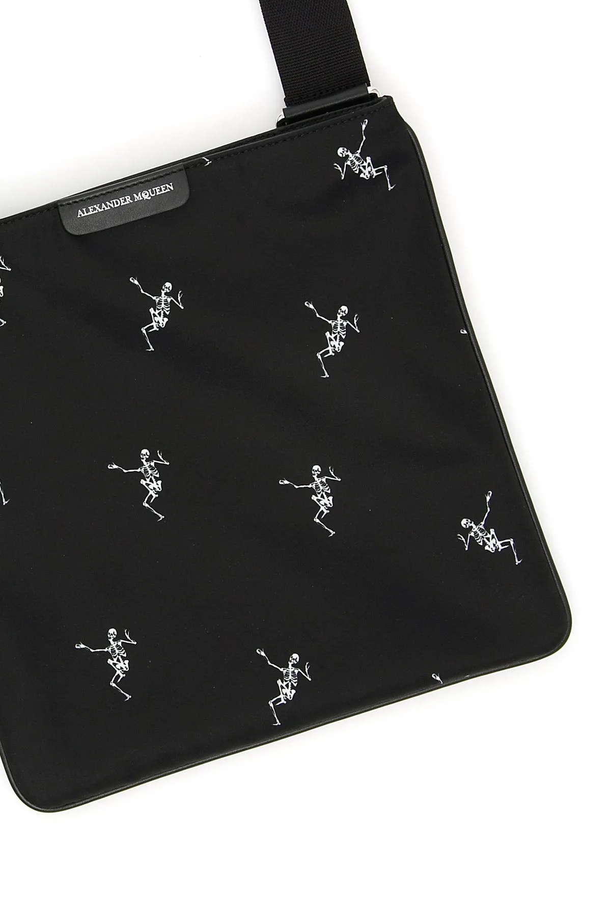 Alexander McQueen Dancing Skeleton Print Messenger Bag