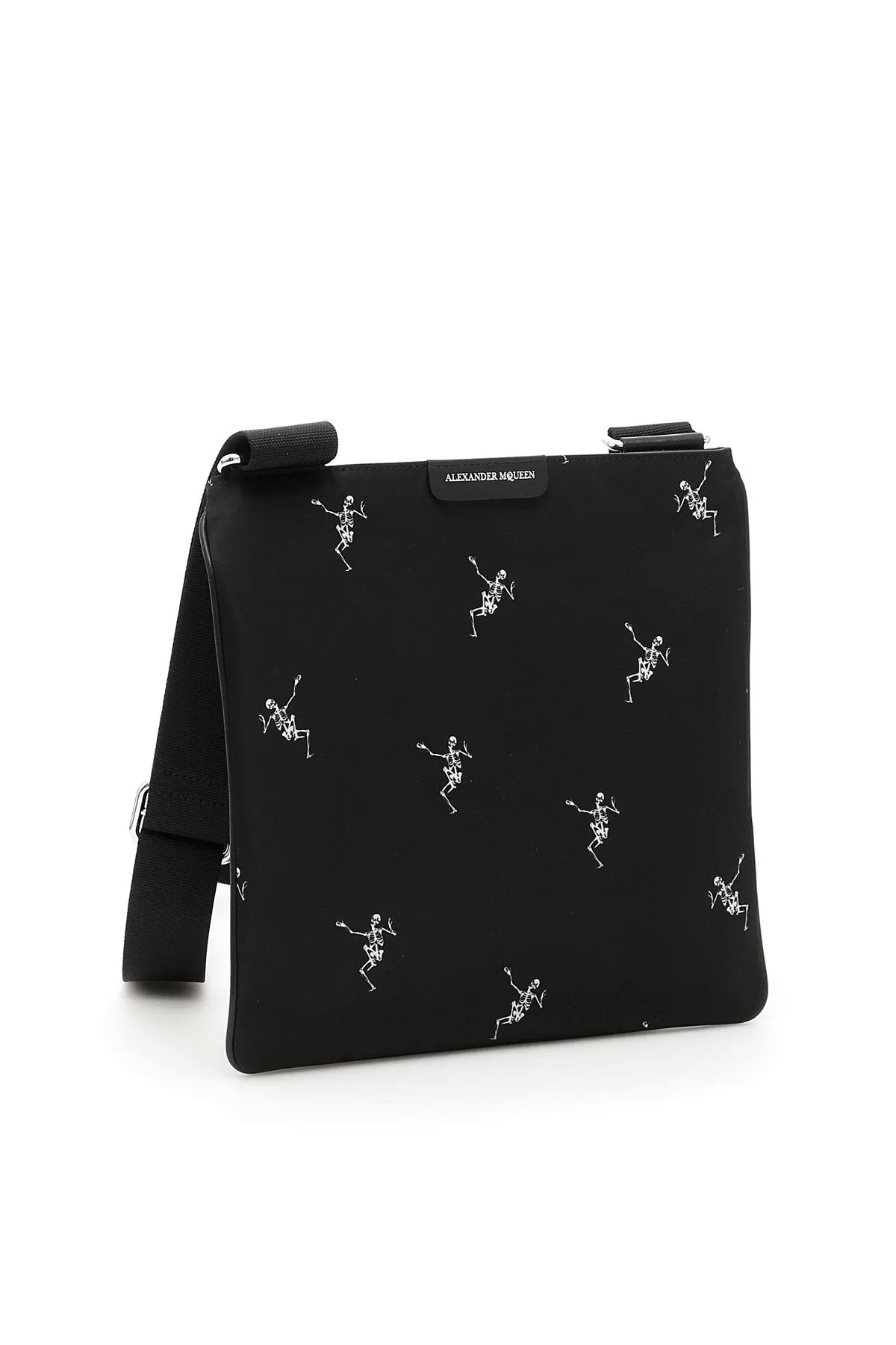 Alexander McQueen Dancing Skeleton Print Messenger Bag