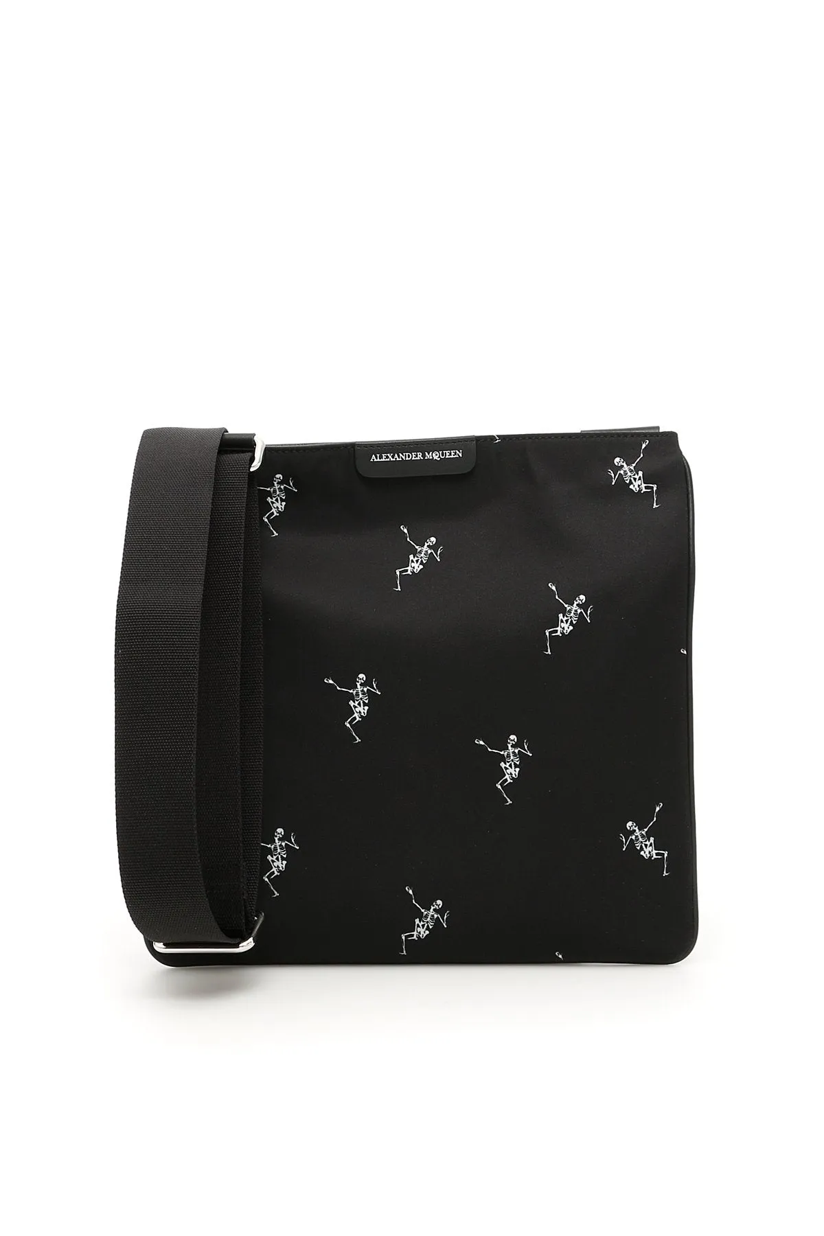 Alexander McQueen Dancing Skeleton Print Messenger Bag