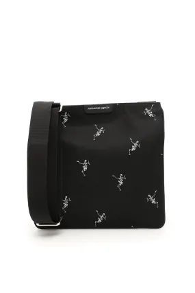 Alexander McQueen Dancing Skeleton Print Messenger Bag