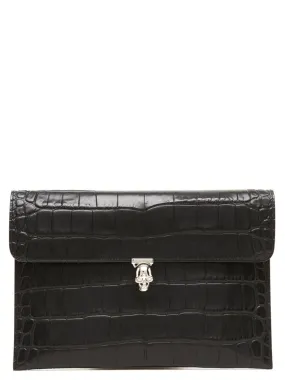 Alexander McQueen Skull Detail Clutch Bag