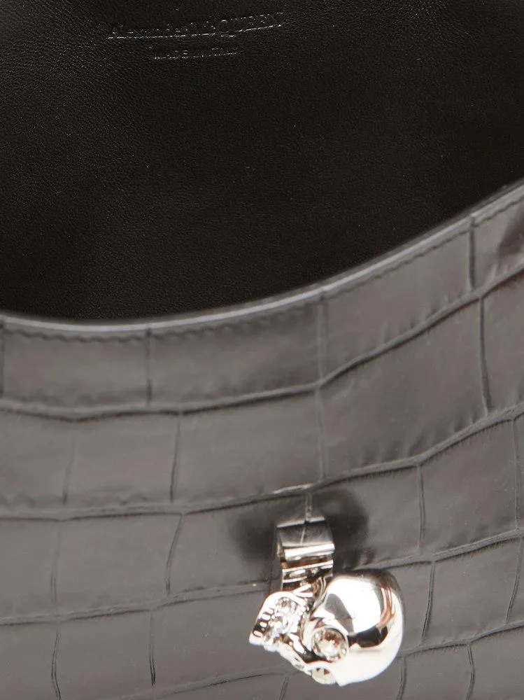 Alexander McQueen Skull Detail Clutch Bag