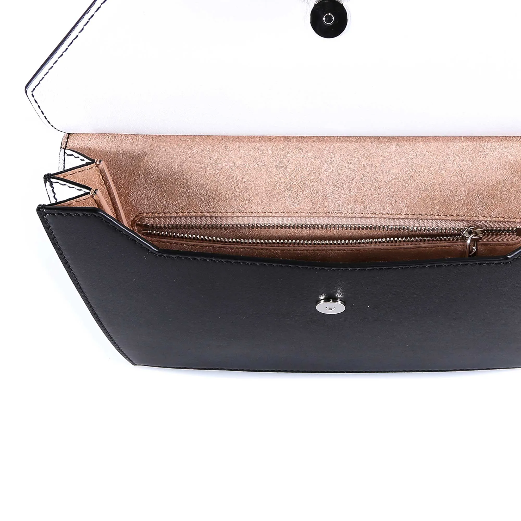 Alexander McQueen Two Tone Drop Chain Shoulder Bag