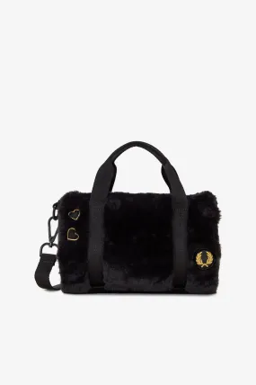 Amy Winehouse Mini Fur Barrel Bag