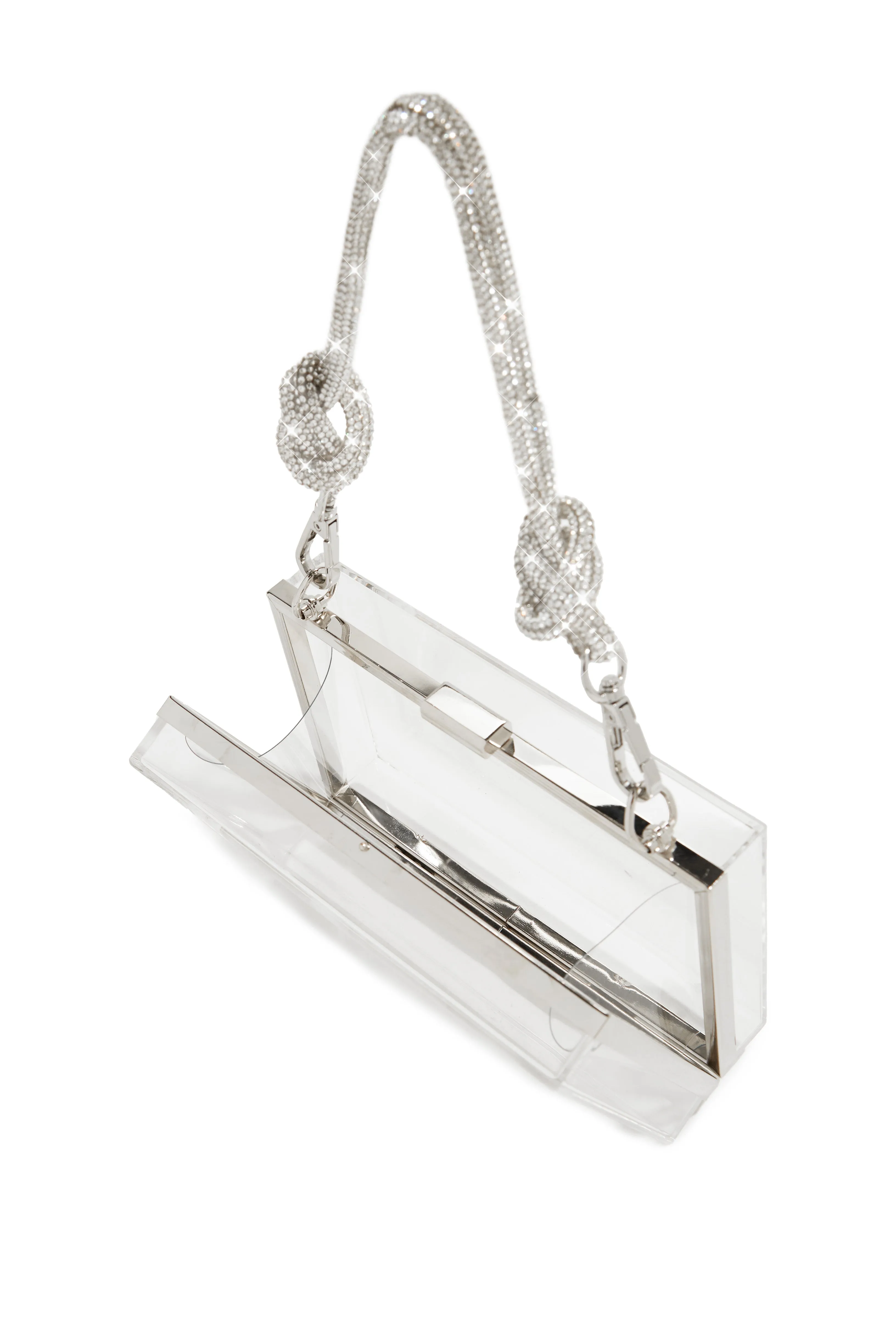 Anessia Clear Acrylic Bag - Silver