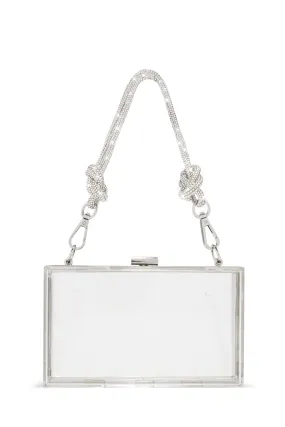 Anessia Clear Acrylic Bag - Silver