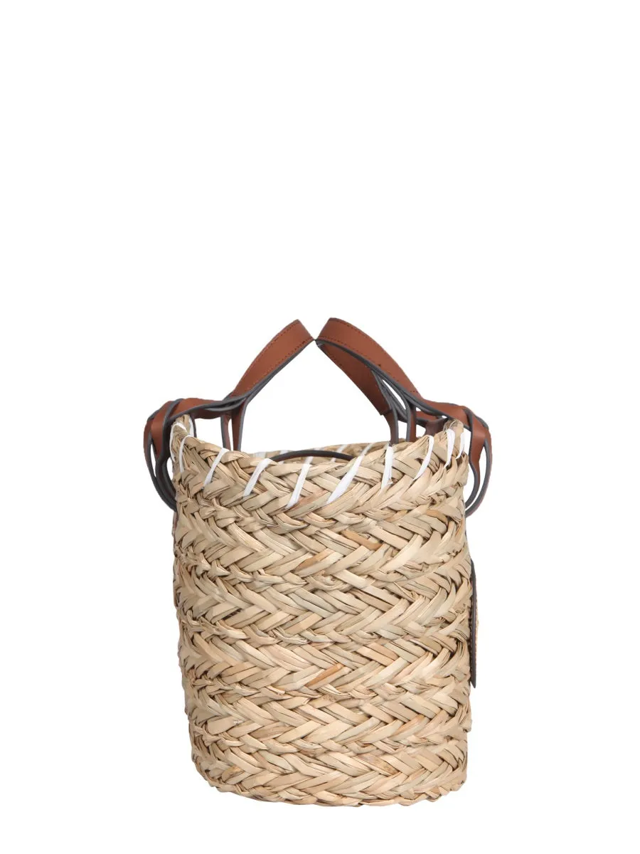Anya Hindmarch Eyes Straw Tote Bag