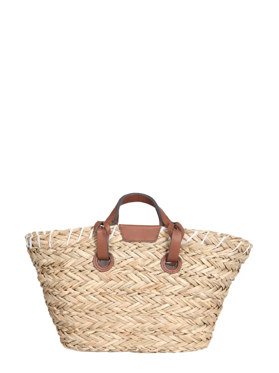 Anya Hindmarch Eyes Straw Tote Bag