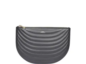 A.P.C. Logo Zipped Clutch Bag