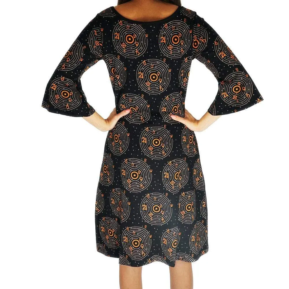 Astronomical Symbols Glow-in-the-Dark Curie Dress