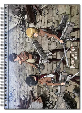 Attack on Titan - Main 3 Spiral Notebook
