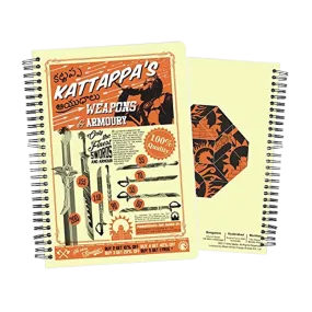 Baahubali Kattappa Weapons Spiral Notebook