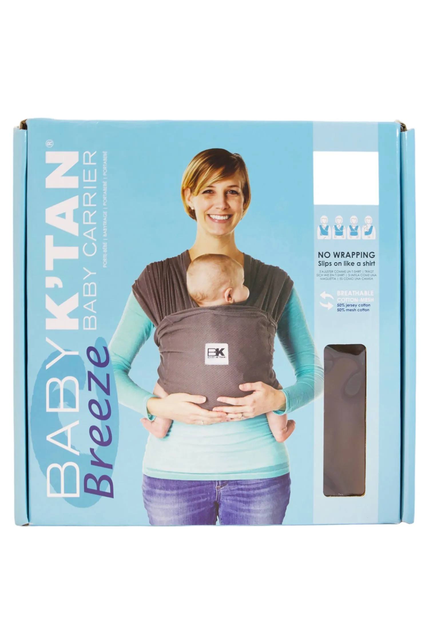 Baby K'tan Breeze Baby Carrier - Black - L