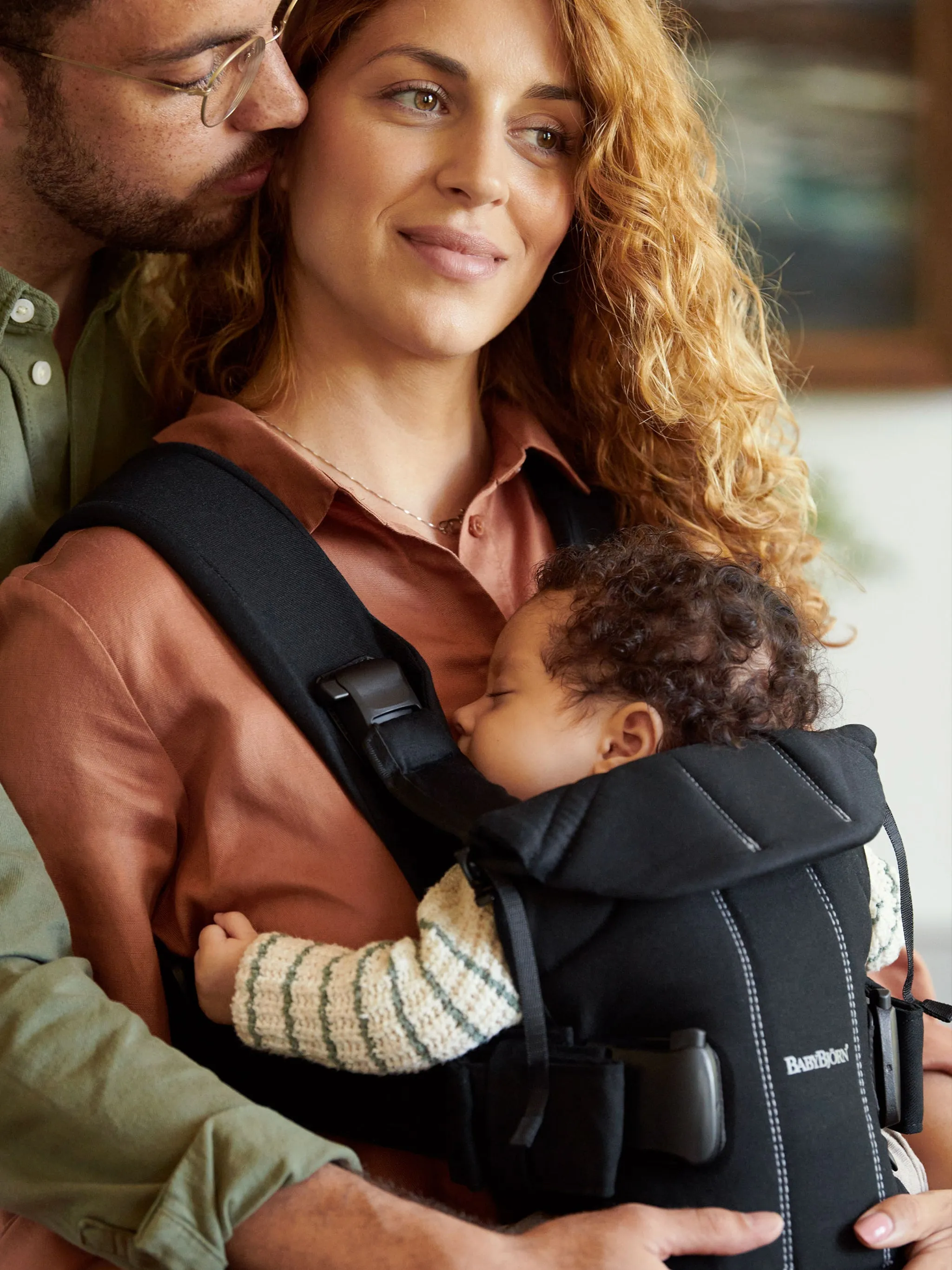 BabyBjorn Draagzak One Cotton Mix Zwart