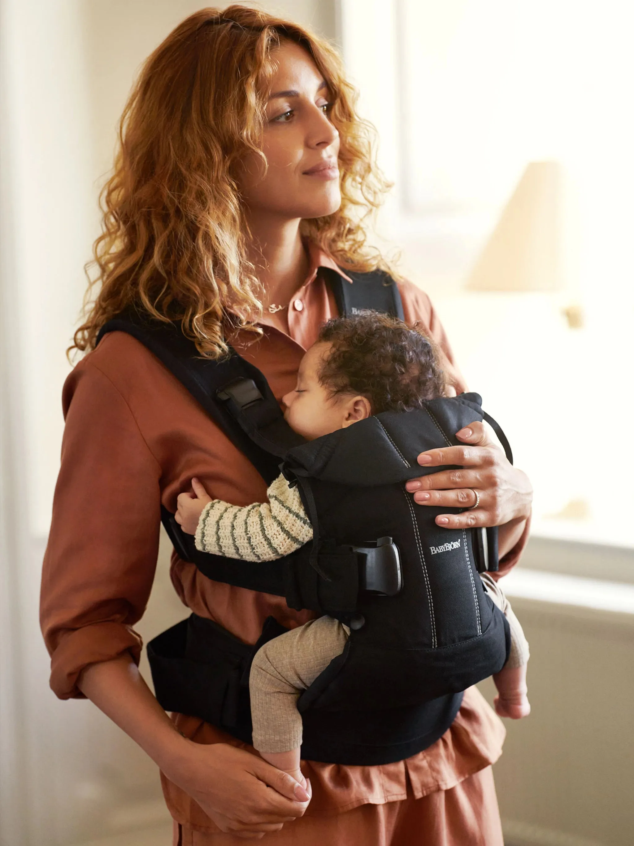 BabyBjorn Draagzak One Cotton Mix Zwart