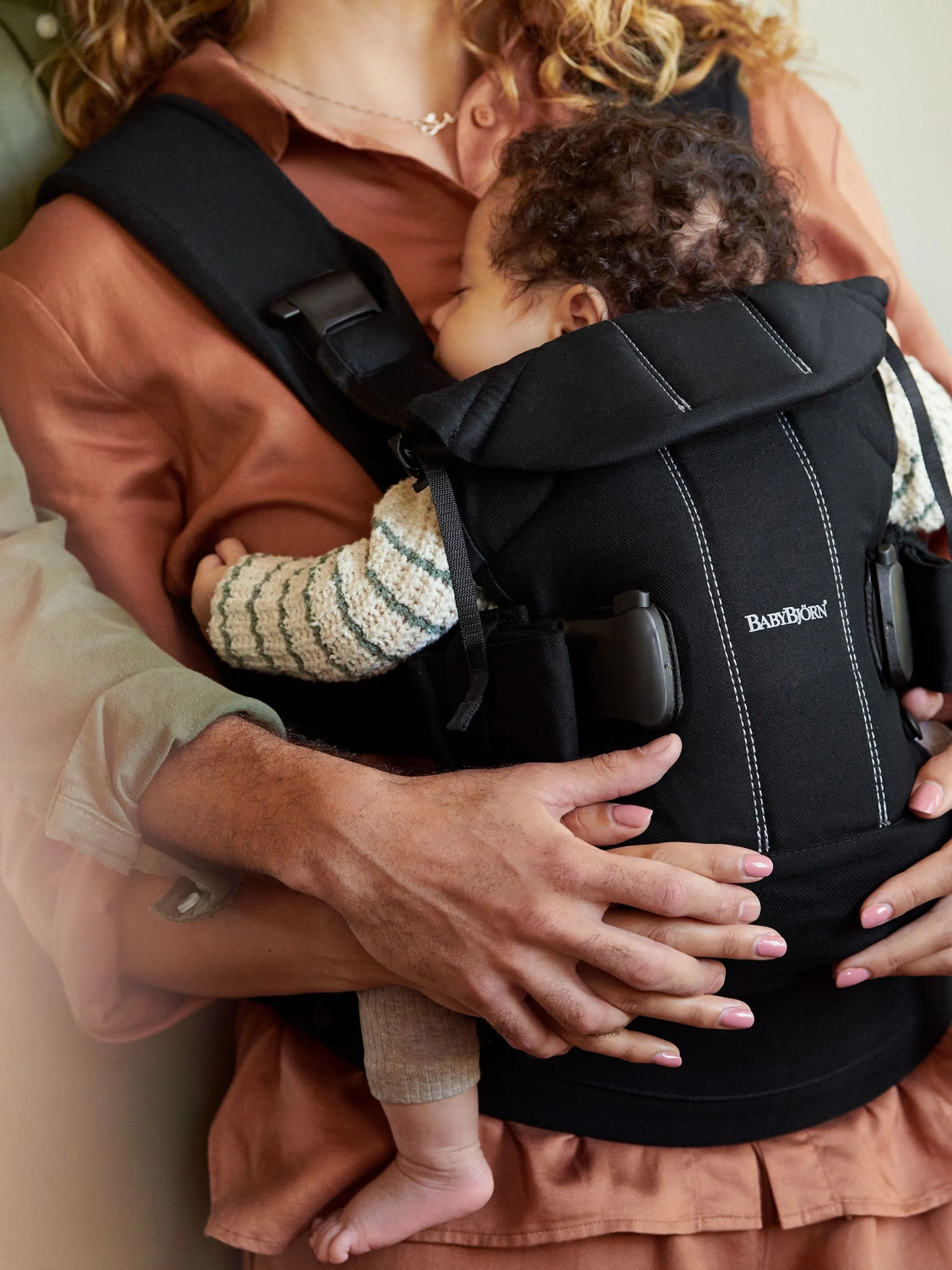 BabyBjorn Draagzak One Cotton Mix Zwart
