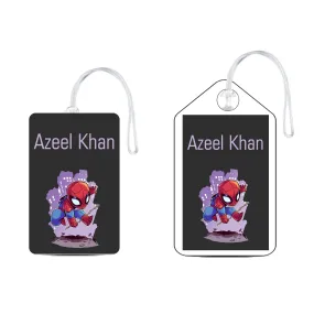 Bag Tags Spider Man Design - Set of 5