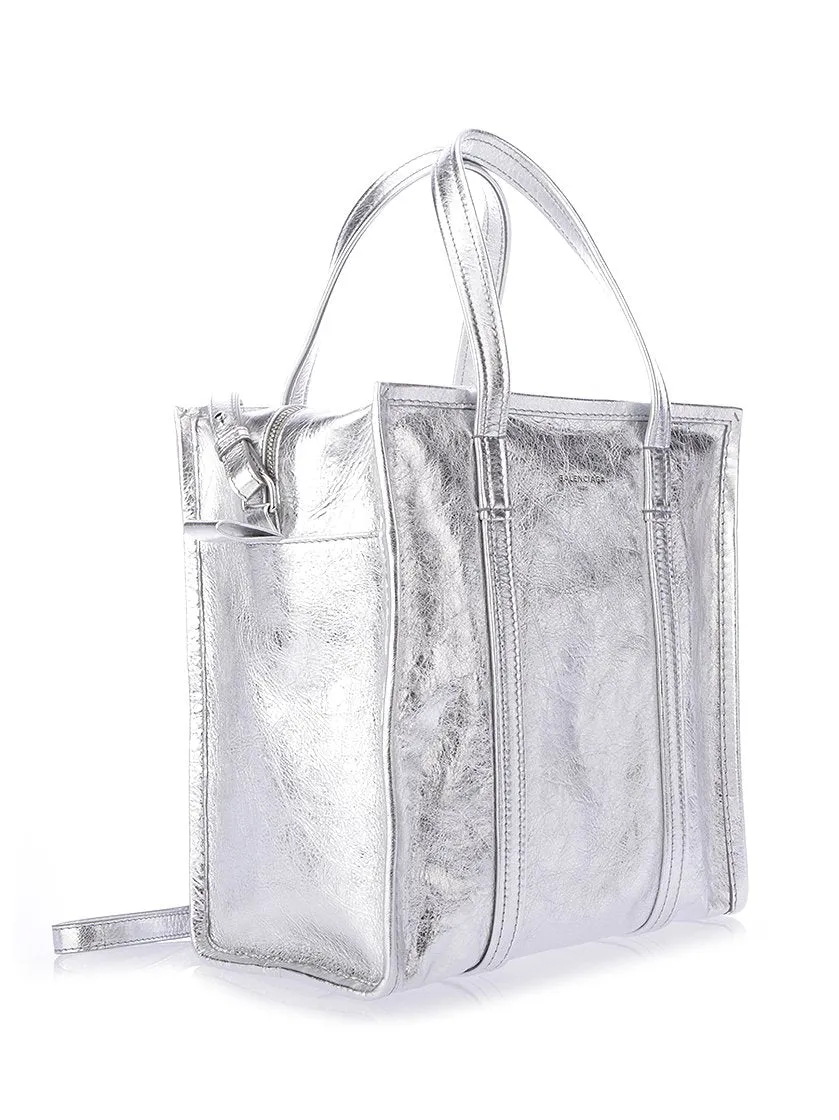 Balenciaga Bazar Metallic Tote Bag