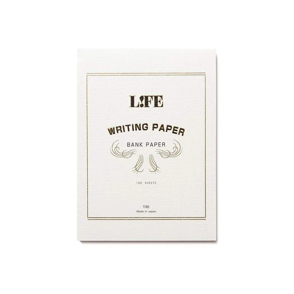 Bank Paper A5 Letter Pad