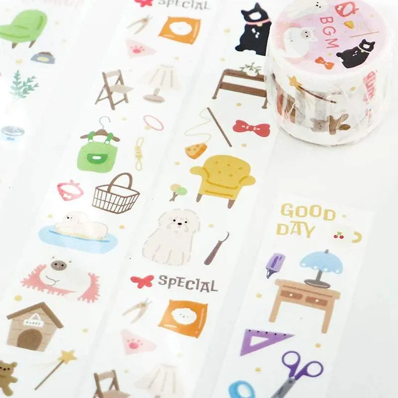 BGM Open Today as Well Masking Tape - Notebook