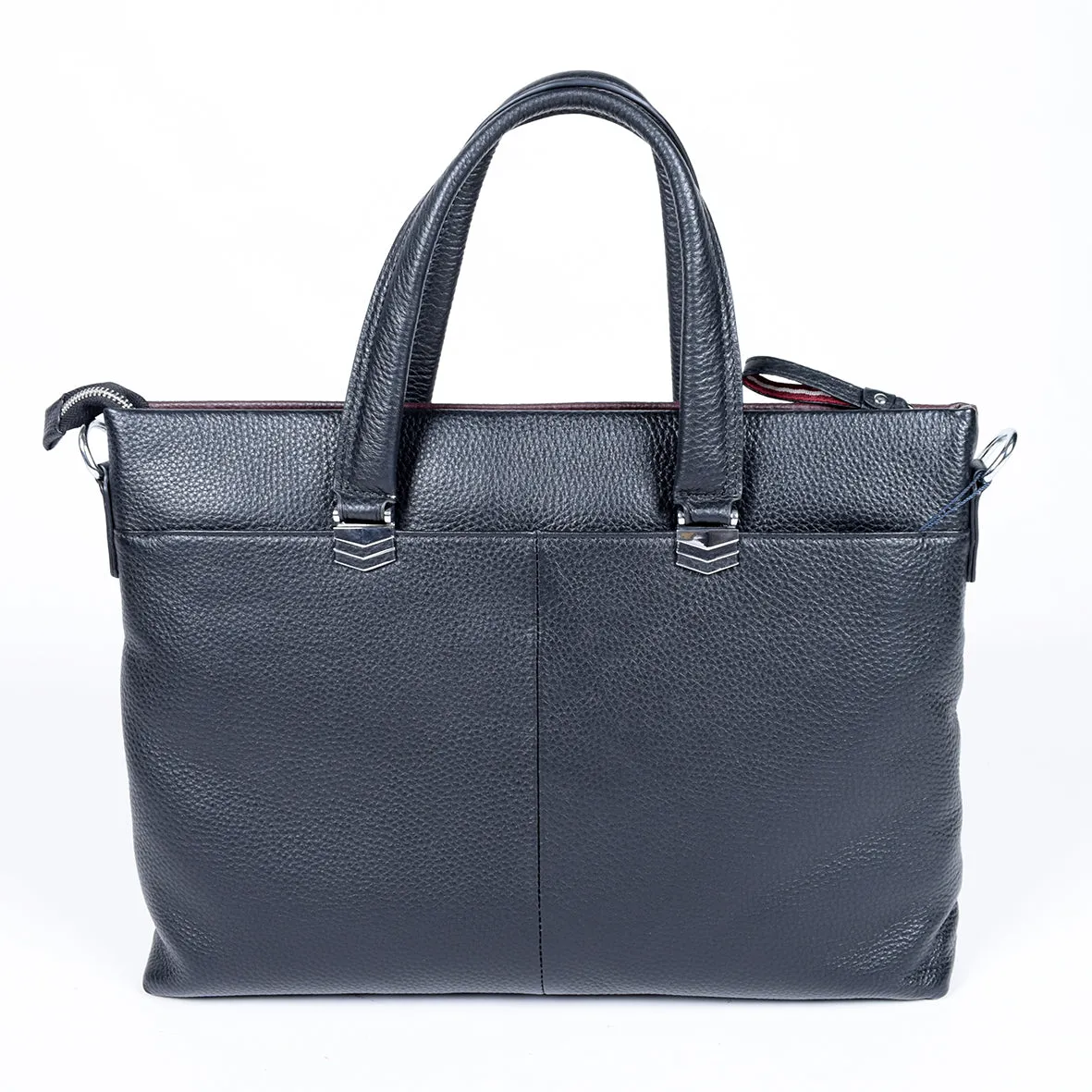 Black Genuine Leather Laptop Bag- GL - 888