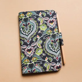Black - Handmade Classic Notebook with Pencil (Large)