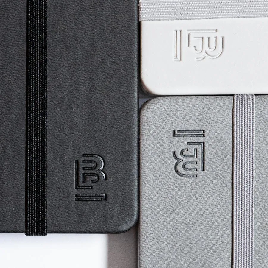 Blackwing Medium Slate Notebook - Black Cover - Plain