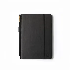Blackwing Medium Slate Notebook - Black Cover - Plain