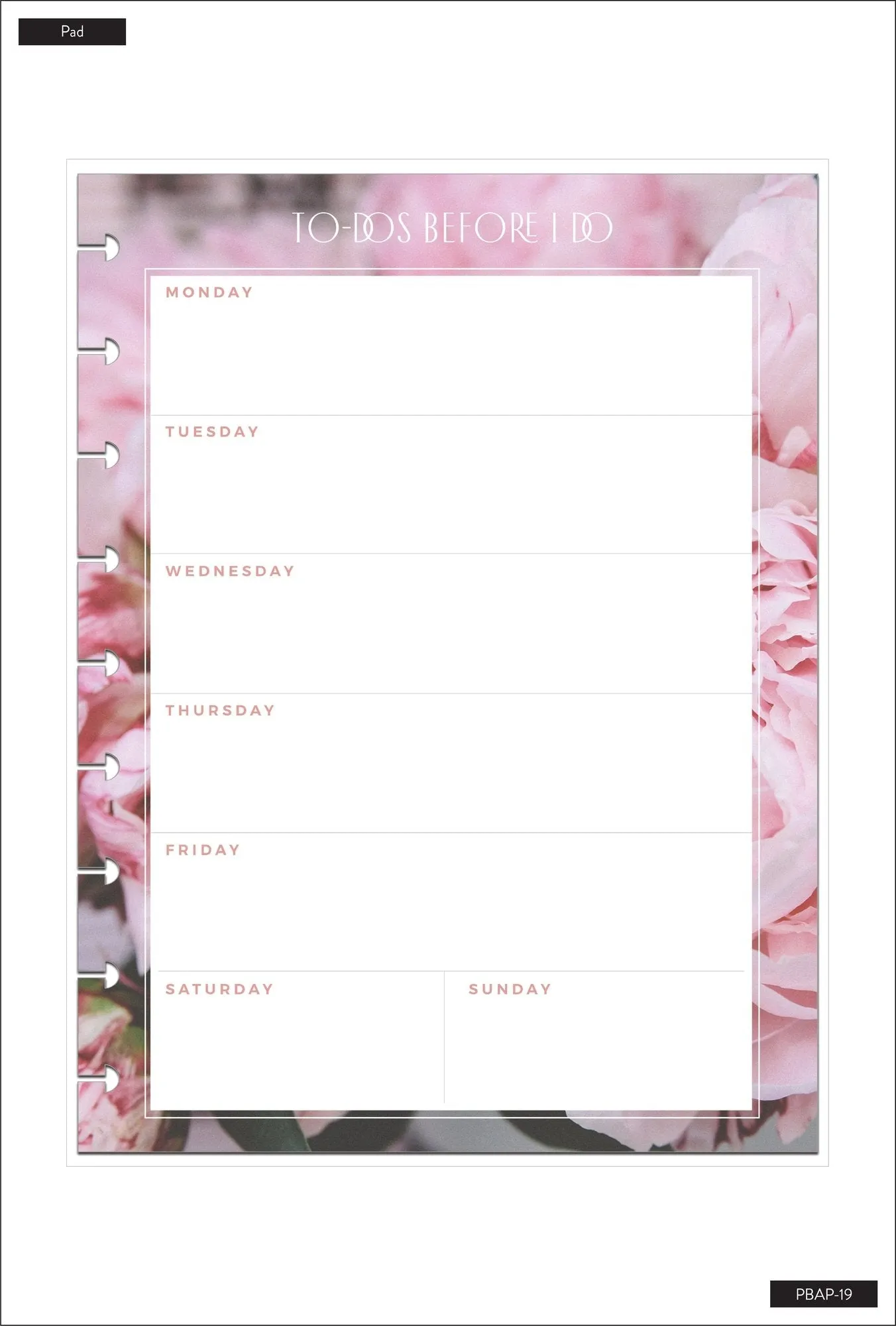 Block Paper Pad - Wedding