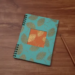 Blue - Sukriti Handmade Classic Spiral Window Notebook (Medium)